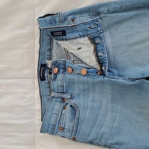 J. Crew cropped toothpick jeans